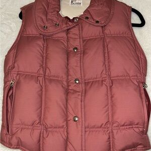 Women's Pink Puffer Vest